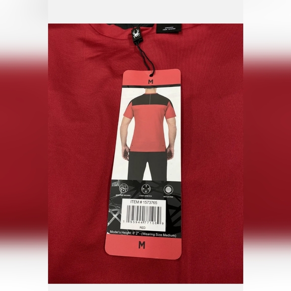 Spyder Active Men's Short Sleeve Top - Picture 5 of 6